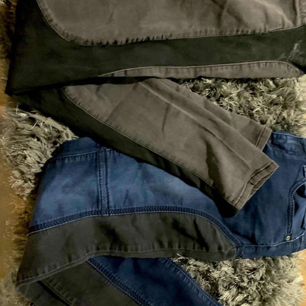 Grey/Blue X Black Patchwork Jean Bundle - image 1